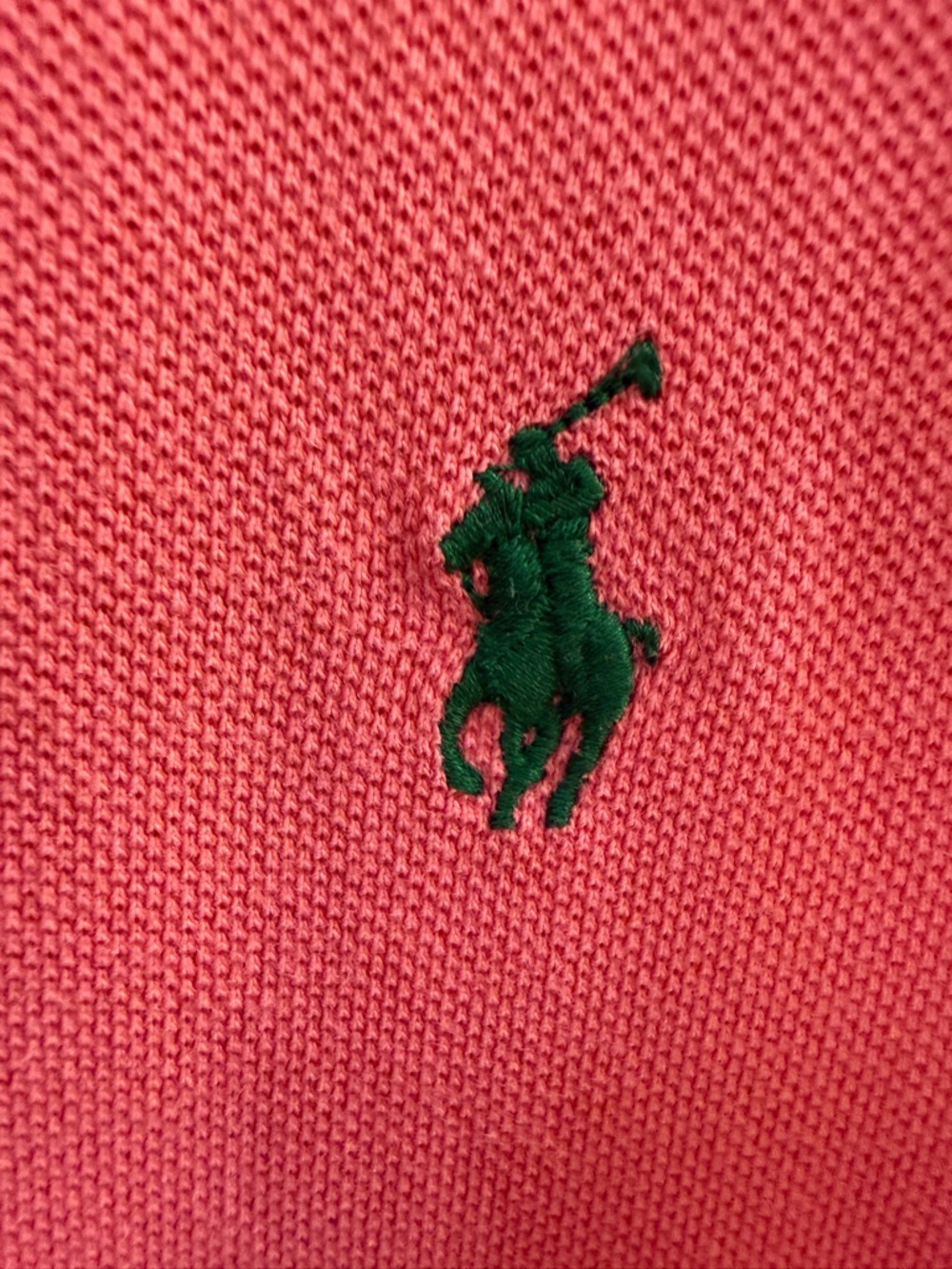 Polo Ralph Lauren Classic Pink Pique Polo Shirt L - Picture 3 of 8